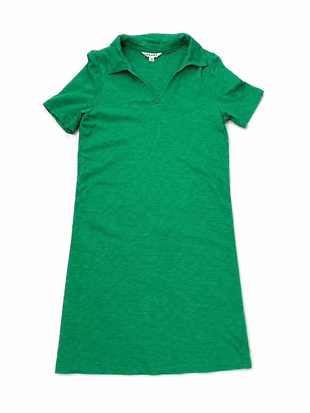 100% Cotton Boden Emerald Green Polo Casual Preppy Mini Dress  Size US 4R - Picture 2 of 6